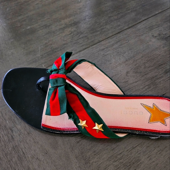 2018 GUCCI SLIDES Please Pay Attention To Bows - Picture 1 of 16